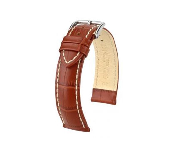 BRACELET MODENA CUIR VEAU BRUN 24MM L BRACELET MODENA CUIR VEAU BRUN 24MM L